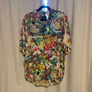 Jams Cigar Hawaiian print Shirt